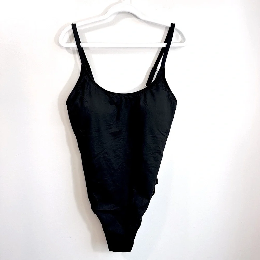NWT Andie Swim The Amalfie One Piece Swimsuit in Black Size XXXL